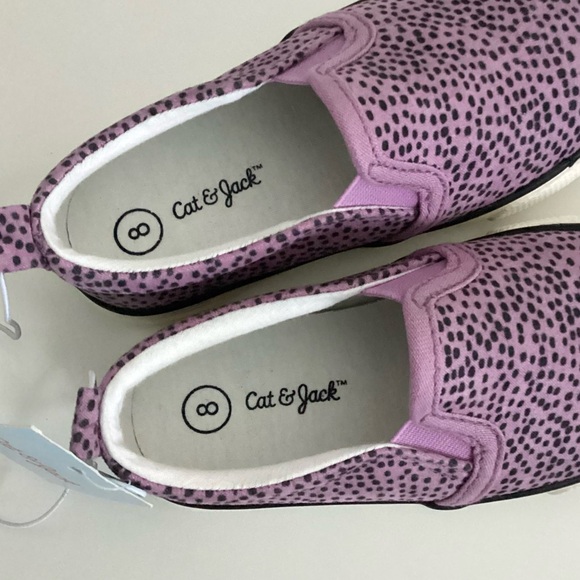\Cat & Jack\• NWT Toddler Girl’s Purple Keagan Slip-ons - Picture 6 of 10